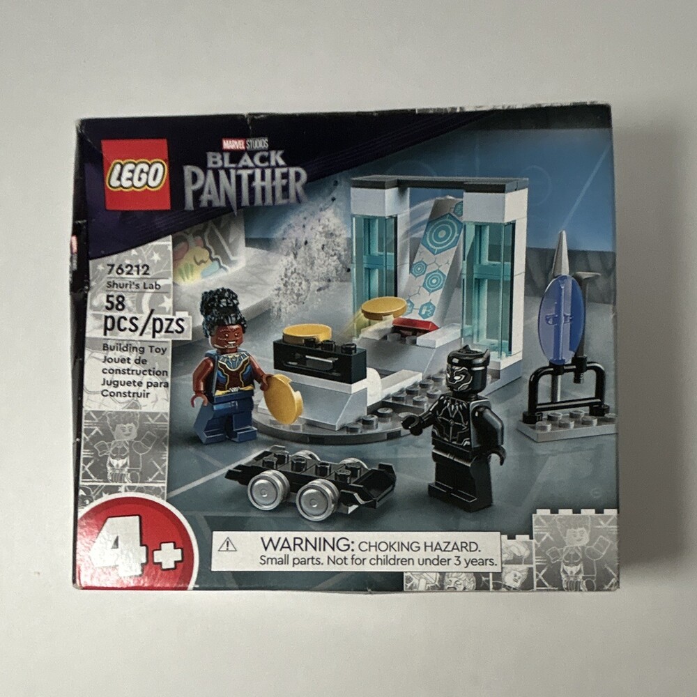 LEGO Marvel Black Panther Shuri’s Lab 76212 Shuri & Black Panther 58pcs 4+